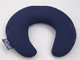 Microwaveable Flax Seed Filled Neck Pillow in Marine Blue from Relaxation in a Bag