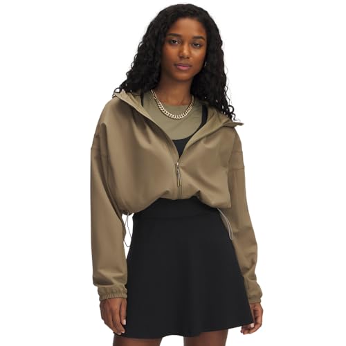 Under Armour Women's Unstoppable Woven Hooded Jacket, (251) Bayou / / Bayou, X-Small