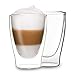 Duos 2 x szklanki termiczne do latte macchiato o pojemności 310 ml – zestaw z efektem unoszenia, również do herbaty, mrożonej herbaty, soków, wody, coly, koktajli, Duos by Feelino ..