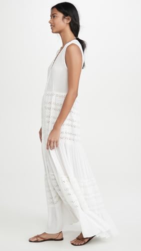 Women's Eyelet Maxi Dress4