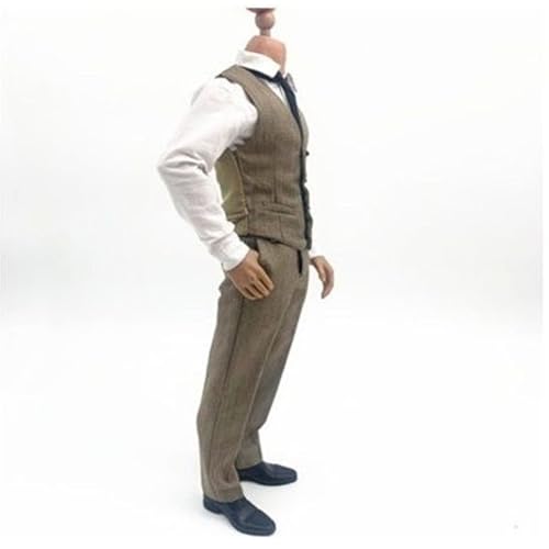 Costume Figurine 1/6 pour Homme avec Blazer et Pantalon Chic, Tenue Idéale pour Di縱ama 12"