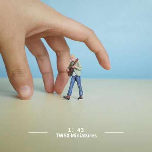 Figura Boy tocando guitarra escala 1:43 miniatura 3