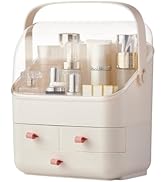 SUNFICON Preppy Skincare Organizers Makeup Organizer Holder Beauty Cosmetic Storage Box Display C...
