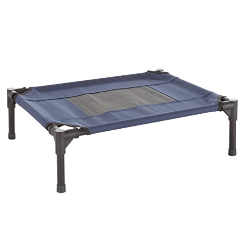 Elevated Dog Bed – 24.5X18.5 Portable Bed For Pets With Non-Slip Feet – Indoor/Outdoor Dog Cot Or Puppy Bed For Pets Up To 25Lbs By Petmaker (Blue) #TOP7