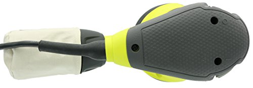 Ryobi Rs290G 2.6 Amp 12,500 Opm Single Speed 5 Inch Hook And Loop Corded Random Orbit Sander W/ 3 Pads And Dust Bag #TOP5