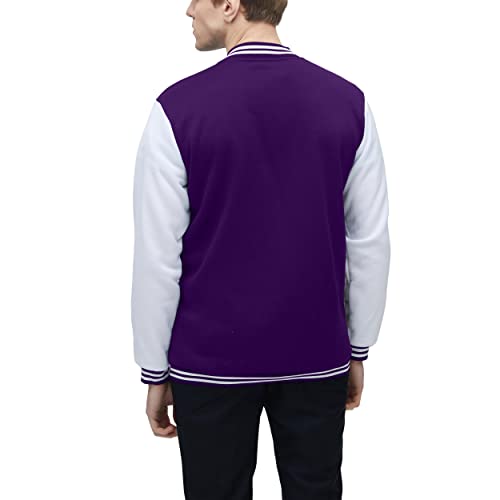 Image of Yuji Itadori Mens Varsity Jacket Baseball Letterman Bomber Jacket Fleece Long Sleeve Coat Casual Clothing XXS-3XL