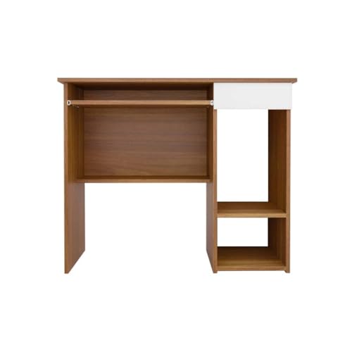 Image of Victor Engineered Wood Study Table | Multi-Purpose Study Table | Computer Table for Students | Office Table with 1 Drawers | Desk for Work from Home | 1 Year Warranty - Leon Teak