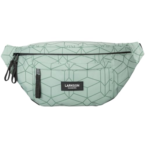 LARKSON Bauchtasche Damen & Herren Mint - Ole - Hüfttasche für Sport...