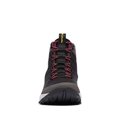 Columbia mens Flow Borough Mid Hiking Shoe, Dark Grey/Bright Gold, 11 US