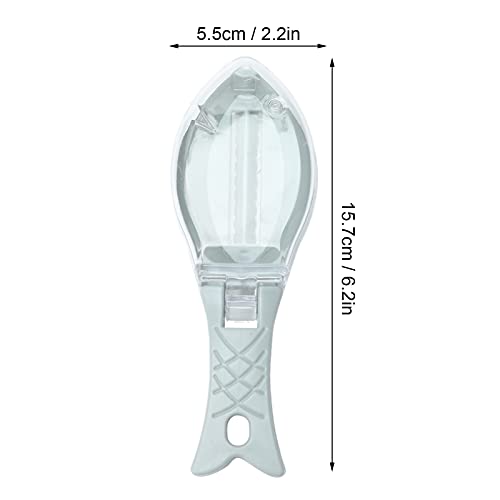 Removedor de escama de peixe, escova de pele de peixe, raspagem com tampa, raladores de escamas de p