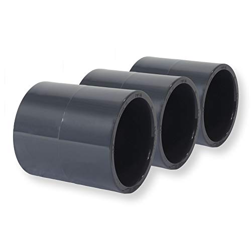 Paradies Pool GmbH PVC Fitting Klebemuffe Ø 50mm, Qualität aus Europa, Menge: 3 Stück Cover