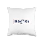 Trump Falls Asleep In Court Funny President Jail Throw Pillow