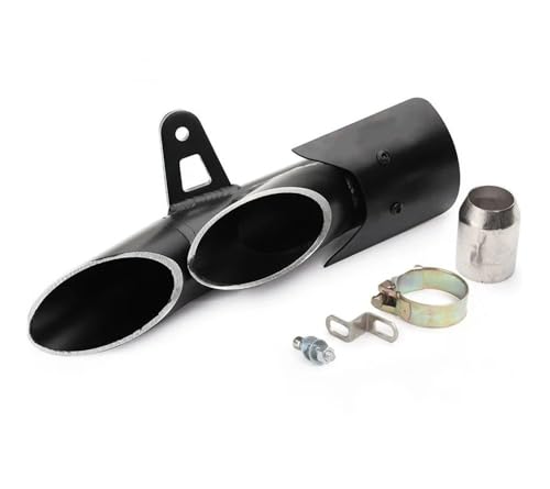 Silencieux d'échappement moto universel 51 mm pit bike tuyau intermédiaire de rechange