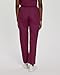 Landau Essentials Relaxed Fit 2-Pocket Elastic Scrub Pants for Women 8327 Wine