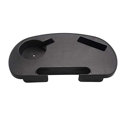 Hanperal Zero Gravity Chair Cup Holder, Clip on Side Recliner Cup Table, Zero Gravity Lounge Chair Cup Holder Tray with Mobile Phone Slot, Cup Holder Slot and Snack Tray-Black