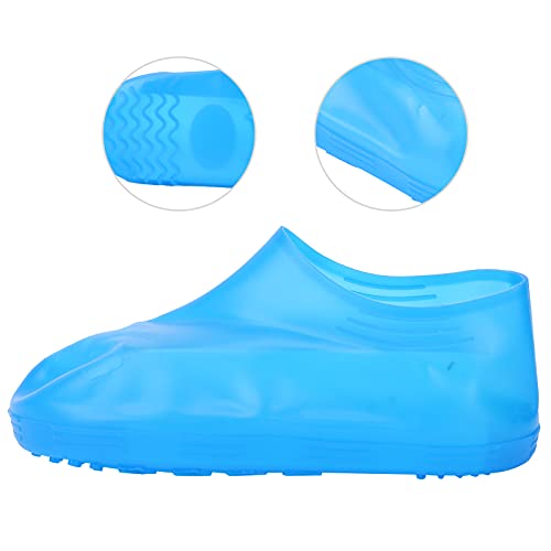 Capa para sapato de chuva reutilizável, fácil de carregar e antideslizante, protetores de sapato de