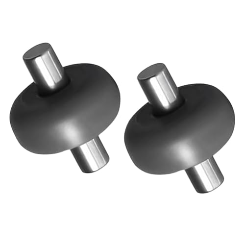 Ersatzräder für Tineco Bodenreiniger, Schwarz Silber Saugrollen, Nass Trockensauger Zubehör, Für Tineco S3 Ersatzteile Bodenwascher Rad Set