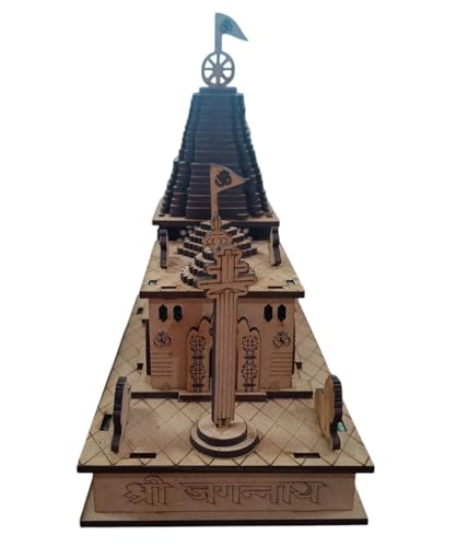 Image of Jagannath Puri Temple Replica for Mandir, Puja Ghar, Blessings