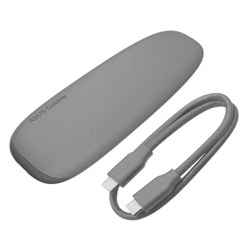 Image of ASUS Cobble M.2 SSD Enclosure, Tool-Free USB-C 10Gbps External NVMe /SATA Case, Aluminum Cooling, IP55 Water & Dust Resistant, Supports M.2 2230-2280, for PS5, MacBook & Windows, Gray, 1 Year Warranty