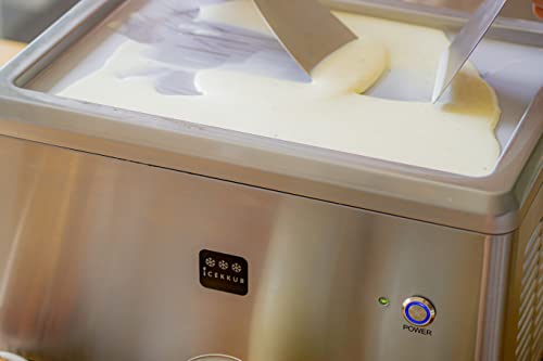 ICEKKUB - Eismaschine - Eiswürfelmaschine - Hausgemachtes Eis in Minutenschnelle - 2 Spatel inklusive – Bild 5