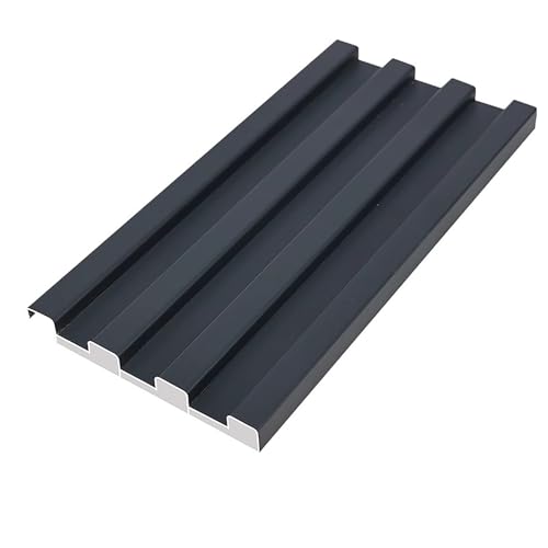 Tejas corrugadas de aluminio gris de 2 piezas, paneles resistentes para techos de patio 2