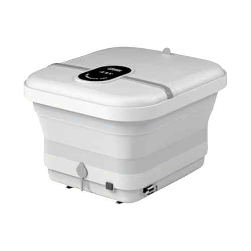 Bain de pieds électrique pliable avec massage rotatif et chaleur