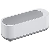 Ultrasonic Jewelry Cleaner - Protable Professional Ultrasonic Cleaner Machine for Jewelry, Ring, Silver, Retainer, Eyeglass, Watches, Coins (White)