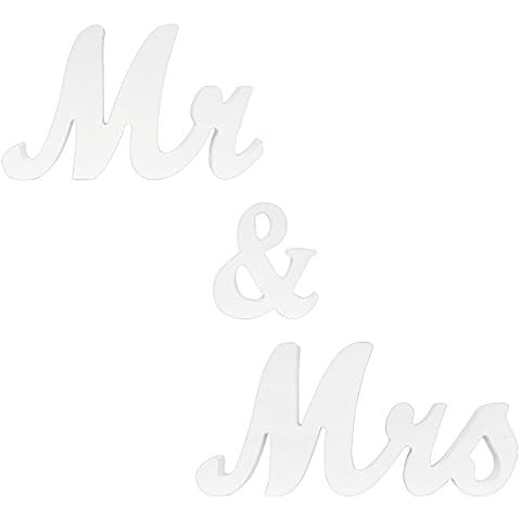 Wrapables Holz Buchstabe Hochzeit Schild Cover