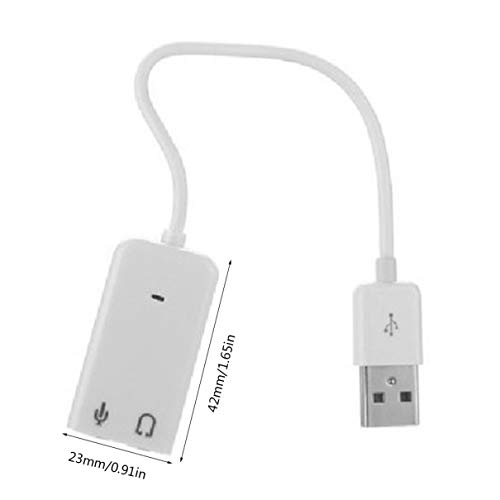 Usb Cable Line Flat Fruit 7.1 Sound Card Karaoke Voice Mixing Free Drive Desktop Computer Notebook E