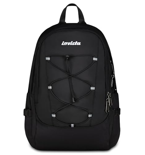 Sac à dos noir Invicta Invict-Act Smart, la solution contre le désordre des cours et manuels