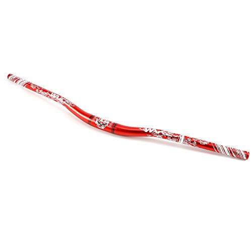 SurePromise One Stop Solution for Sourcing VTT Guidon Vélo Riser Bar,VTT Guidon Vélo de Montagne Poignée Bar en Alliage d'aluminium pour Velo Tout Terrain VTT Extra Long Ø 31,8mm*780mm Rouge