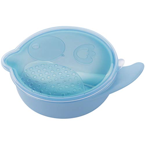 Toyvian 1 Conjunto Tigela de AlimentaÃ§Ã£o de BebÃª Com Colher Pp Tigela de PlÃ¡stico Recipiente de