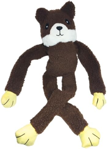 Brinquedo Esquilo Chalesco para Cães – Pelúcia Interativa para Br...
