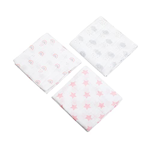 Cueiro Swaddle Papi Soft Estampado 1, 0M X 80Cm Contem 03 Un, Papi Textil, Rosa, 1, 00x80
