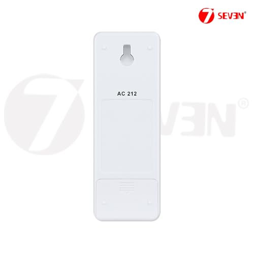 Image of 7SEVEN Compatible with Carrier AC Remote Control KTKL004 Model 212 Suitable for 1 | 1.5 | 2 Ton Split and Window Air Conditioner - Match Each Key by Key Exactly with existing AC Remotes Function