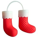 Photo Gallery amosfun filtro per tè sfuso infusore per calza di natale colino per tè in silicone set per la preparazione del tè alta resistenza Photo Gallery amosfun filtro per tè sfuso infusore per calza di natale colino per tè in silicone set per la preparazione del tè alta resistenza