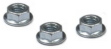 M10-1.5 Hex Flange Nuts/Non-Serrated/Class 8 / Zinc / DIN6923 / 1,000 Pc. Carton