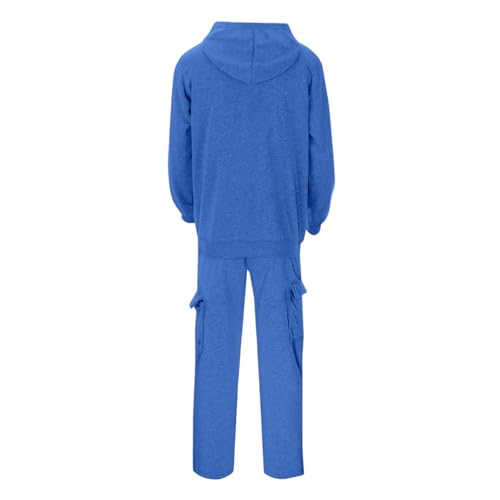 Sweat Suit Men Two Piece Outfits Casual Comfortable Training Tracksuit - image 3