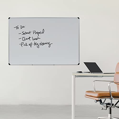 Universal Unv43843 6 Ft. X 4 Ft. Porcelain Magnetic Dry Erase Whiteboard #TOP6