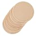 Produktbild SIDCO Schneidebrett 6 x Buche Fleischteller Schinkenteller rund Brotzeitbrett Ø 25 cm