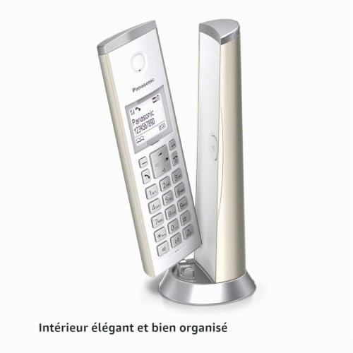 Panasonic KX TGK220GN champagne - vue 4