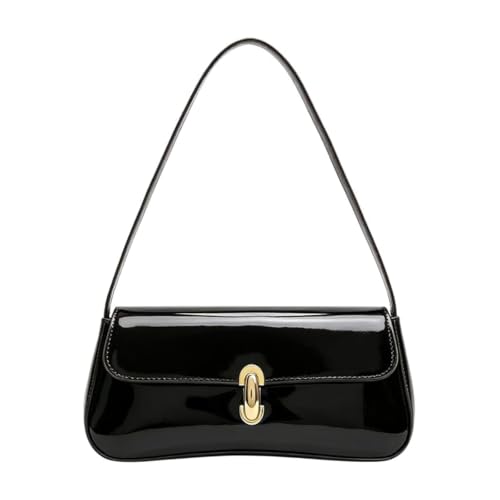 GETERUUV Shoulder Bag for Women Patent Leather Purses Trendy Handbag