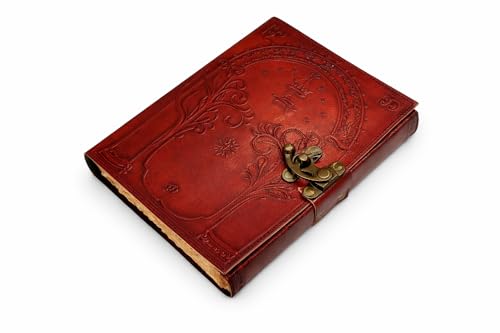 Livre de papier à dessin en cuir Portes de Durin aquarelle Deckle