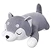 Peluche Husky Cuscino Husky Peluche Morbido Cuscini Imbottiti Cane Carino Cuscino Animali Peluche per Bambini Peluche Giocattoli Husky Cuscino di Peluche per Amico Regalo di Compleanno 29,9 pollici