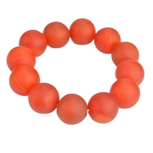 Bracelet en agate rouge pour hommes à offrir en cadeau symbolique