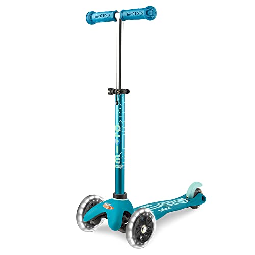 Micro™ Mini Deluxe LED | Kickboard mit LED-Vorderrollen | mitwachsender Lenker höhenverstellbar | ab 2 J. | Kickboard in 7 Farben erhältlich Cover