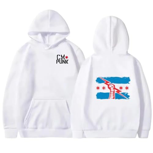 COLseller Sudadera CM Punk Lucha Libre | Estampado Oversized |