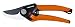 Produktbild Fiskars Bypass-Gartenschere für frische Äste und Zweige, Antihaftbeschichtet, Rutschhemmende SoftGrip-Griffe, Hochwertige Stahl-Klingen, Schwarz/Orange, 1001340