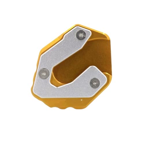 Patin béquille moto MT09 élargisseur pied latéral support XSR900 Tracer jaune