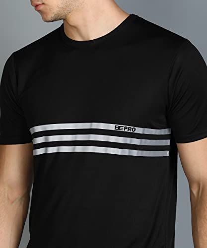 Image of Mens Round Neck T-Shirt for Workout and Running